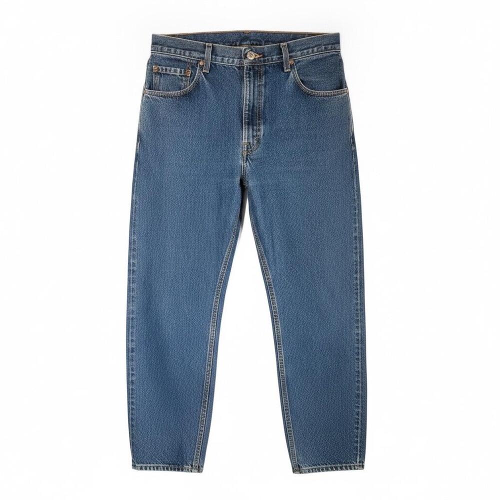 Levis 560 Jeans Mens 31x28 Vintage Blue Denim Loose Relaxed Fit Tapered USA